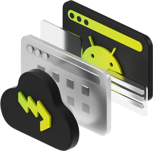 Dispositivos Android na nuvem